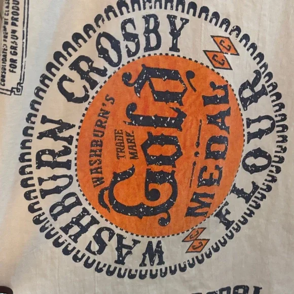 Vintage Flour Sack Print Wide Leg Pants - Picture 3 of 7